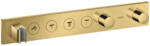 Hansgrohe ShowerControl termosztátos színkészlet 4 fogyasztó, polírozott arany 18357990 (18357990)