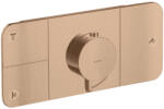 Hansgrohe One 3 funkciós rejtett termosztát modul, szálcsiszolt vörös arany 45713310 (45713310)