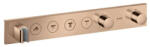 Hansgrohe ShowerControl termosztátos színkészlet 4 fogyasztó, polírozott vörös arany 18357300 (18357300)