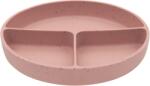 KikkaBoo Osztott tányér tapadókoronggal Platinum Silicone Változat: Blush