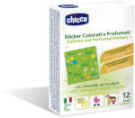 Chicco Színes illatosított rovarriasztó matricák természetes védelemmel 12db Natural