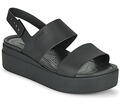 Crocs Éktalpú szandálok CROCS BROOKLYN LOW WEDGE W Fekete 37 / 38