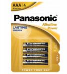Panasonic 4x Aaa alkáli elem R3 1.5V Kisujj (LR03APB)