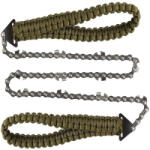 DRAGOWA Tactical Wander ferăstrău cu lanț de buzunar cu mâner din paracord, verde (DRG117.Green) Fierastrau