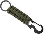 WARAGOD Sanya paracord survival breloc multifuncțional 4 în 1 multifuncțional, verde (WAR0073029)