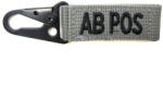 WARAGOD carabinieră grup sanguin AB+ pozitiv, gri (AC-WKC-ABPGR)