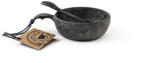 KUPILKA 33 + Spork set cu boluri și lingură cu furculiță în unul, negru (303364B) Castron
