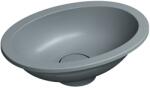 Omnires Shell M+ 38x25 cm matt ash gray (SHELL380UPAG)