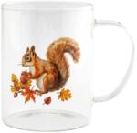 Altom Design Teás pohár 400 ml kávés üveg bögre Altom Design Őszi mesék (0103003598)