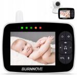  Bébiőr Elektronikus Burnnove 3, 5" Monitor LCD Képernyő Éjjellátó Szett (f21f)