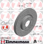 ZIMMERMANN féktárcsa 400.5566. 52