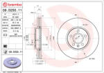  BREMBO féktárcsa 09. D250.11
