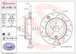  BREMBO féktárcsa 09. A198.1S