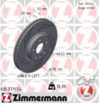  ZIMMERMANN féktárcsa 610.3711. 54