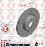  ZIMMERMANN féktárcsa 150.2982. 20
