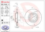  BREMBO féktárcsa 09. D103.11 - startauto