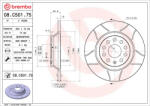  BREMBO féktárcsa 08. C501.75 - startauto
