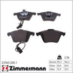  ZIMMERMANN fékbetétkészlet, tárcsafék 23763.200. 1