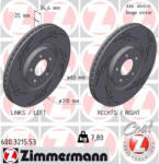  ZIMMERMANN féktárcsa 600.3215. 53