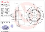  BREMBO féktárcsa 08. A715.1X