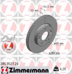  ZIMMERMANN féktárcsa 285.3527. 20