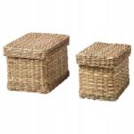 IKEA Doboz Ikea Lurpassa Fedéllel 2DB (504.809.12)