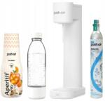 Dafi Szódakészítő Gép CO2 patronnal palack 0, 7l Aperitif Spritz szirup 500ml (PUSHAIR.SAT.NAB+BUT.0.7.BIA.SRE)