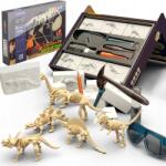  Fosszíliák dinoszauruszok csontváz régészeti készlet szemüveg Diy (SE-KAL6)