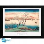 GB Eye Hiroshige "Cseresznyevirág Gotenyában" keretezett kép (30x40)