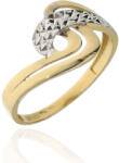 Gold rings AU87132 - 14 K arany női köves gyűrű Méret: 62 (AU87132)