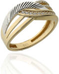 Gold rings AU87341 - 14 K arany női köves gyűrű Méret: 55 (AU87341)
