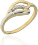Gold rings AU87128 - 14 K arany női köves gyűrű Méret: 56 (AU87128)
