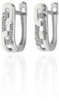 Gold earrings for ladies AU87454 - 14 K fehér arany fülbevaló (AU87454)