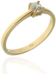 Gold rings AU87139 - 14 K arany női solitaire gyűrű Méret: 54 (AU87139)