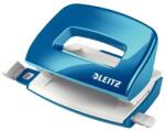 Leitz Perforator metalic LEITZ 5060 WOW Mini NeXXt Series, 10 coli - albastru metalizat (L-50601036)