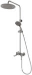 FERRO Ferro Zaffiro zuhanyrendszer kettős gun metal (FD1ZFR7USET104) - csempebolt