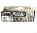 Maxell 381 ezüst-oxid gombelem (SR1120, ) 1, 55V (MAX-381)