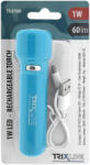 Trixline TR 070M 1W LED tölthető lámpa - kék (TRIXLINE-TR-070M)