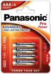 Panasonic Pro Power LR03, AAA alkáli mikró elem BL/4 (PANASONIC-PPLR03-4)