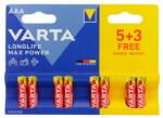 VARTA Longlife Max Power AAA mikró elem (LR03) BL/5+3 4703 (VARTA-4703-53)