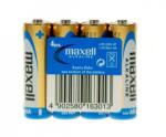 Maxell ceruza AA (LR6) alkáli elem fólia/4 (MAXELL-LR6-32)