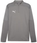 PUMA TEAMFINAL TRAINING 1/4 ZIP Sötétszürke, Fehér S (65855113)