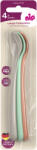 Nip SPOON 3DB Világoszöld, Szürke, lazac (NIP37079)
