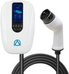 Aurora fali töltő 6-16A / 11 kW 3 fázisú nagy kijelzős okos fali töltő 5 méteres Type 2 kábellel