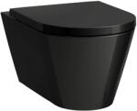 Laufen Kartell vas wc agăţat fără margine negru lucios H8103330001041 (H8103330001041)