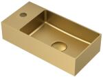SAPHO Aurum Inox 36,5x18 cm left matt gold (AU204)