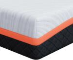 vidaXL Matrac Fehér és Szürke 80 x 200 cm Jacquard szövet 4106300 (4106300)