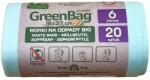 BioPack komposztálható szemeteszsák 6l 18x37cm 20db világoszöld (GBF6)