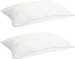 vidaXL Takaró szett 2 db 135 x 220 cm Nyári 150 gsm Bambusz rost Fehér 3432579 (3432579)