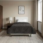 vidaXL Nyári Takarmány 155 x 220 cm Nyári Antracitszürke Légáteresztő 42026164 (42026164)